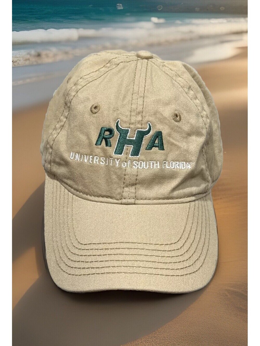 University Of South Florida USF Medicine Science Engineering Tan Baseball Cap